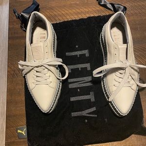 Puma Fenty by Rihanna Pointy Creeper Color Patent Dove Size 7.5